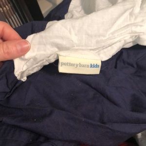 Full size Navy Bedskirt